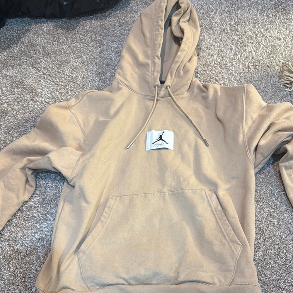 Jordan Men's Beige Hoodie